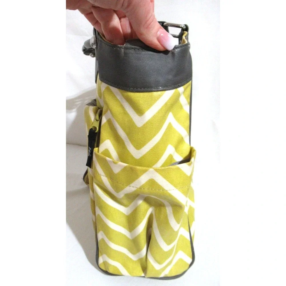 Petunia Pickle Bottom Yellow Canvas Baby Diaper Bag Unisex